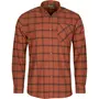 Pinewood Värnamo flannel skovmandsskjorte, Terracotta/Suede Brown