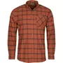 Pinewood Värnamo flannel skovmandsskjorte, Terracotta/Suede Brown
