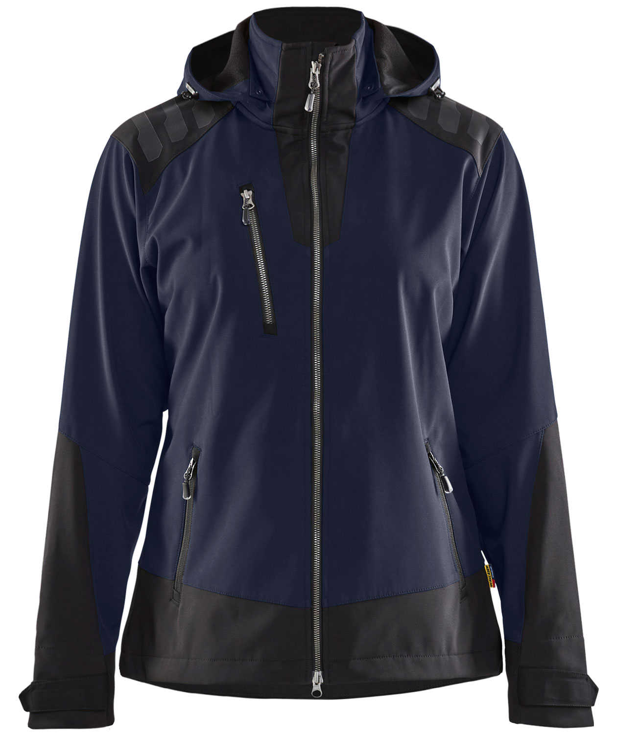 Bl&aring;kl&auml;der women's softshell jacket full stretch, Navy/Black, large image number 0