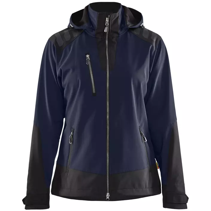 Blåkläder women's softshell jacket, Navy/Black, large image number 0