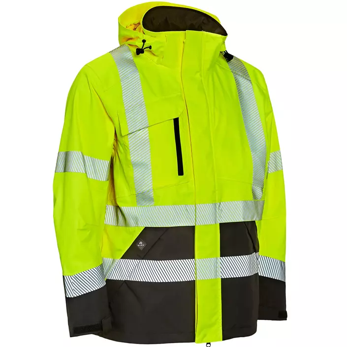 Elka Visible Xtreme stretch jacket, Hi-vis Yellow/Black, large image number 0