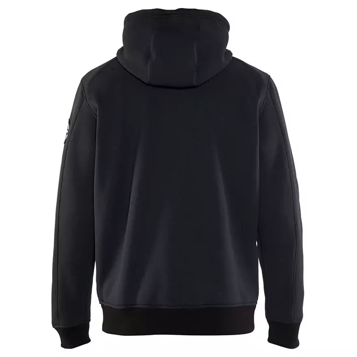 Blåkläder hoodie with pile lining, Black, large image number 2