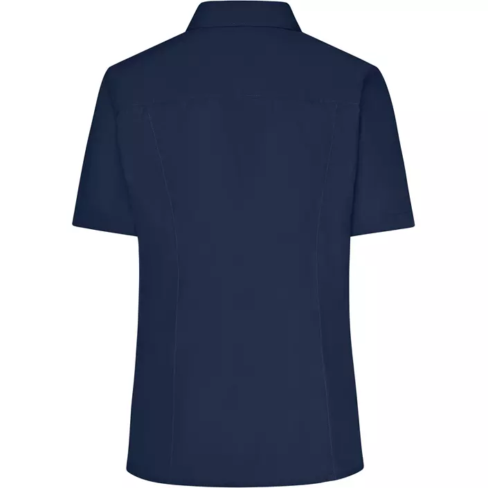 James & Nicholson kortermet Modern fit dameskjorte, Navy, large image number 1