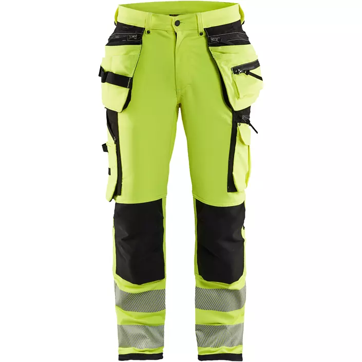 Blåkläder håndværkerbukser full stretch, Hi-vis Gul/Sort, large image number 0