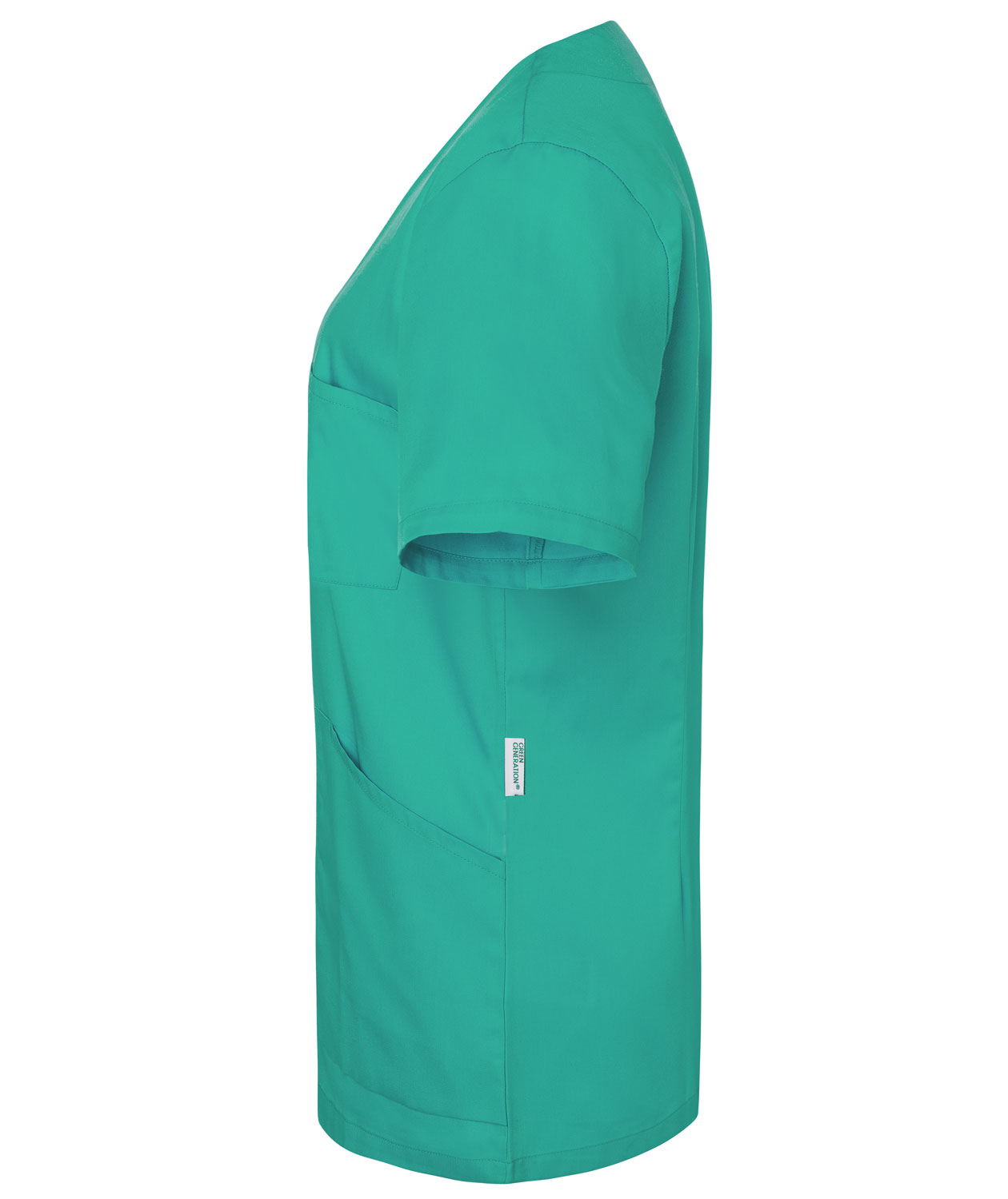 Karlowsky Essential kurz&auml;rmeliger Damen-Tunika, Smaragdgr&uuml;n, large image number 2