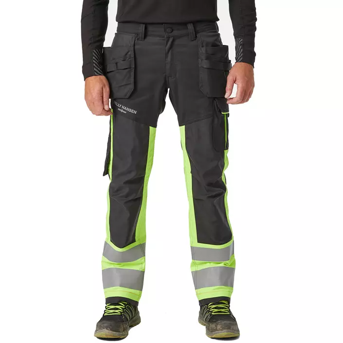 Helly Hansen Alna 2.0 craftsman trousers, Hi-vis yellow/charcoal, large image number 1
