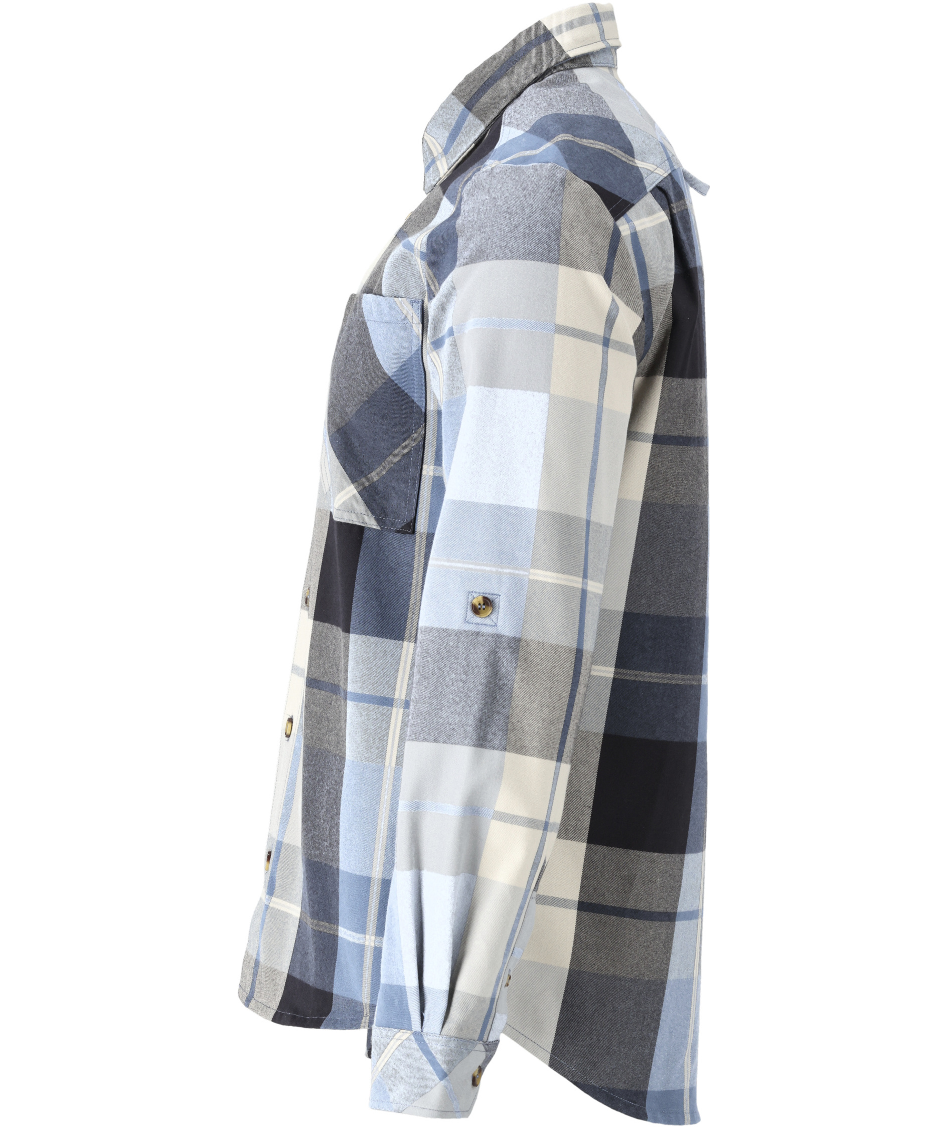 Mascot Customized flannel shirt, Dark Marine Blue, large image number 4