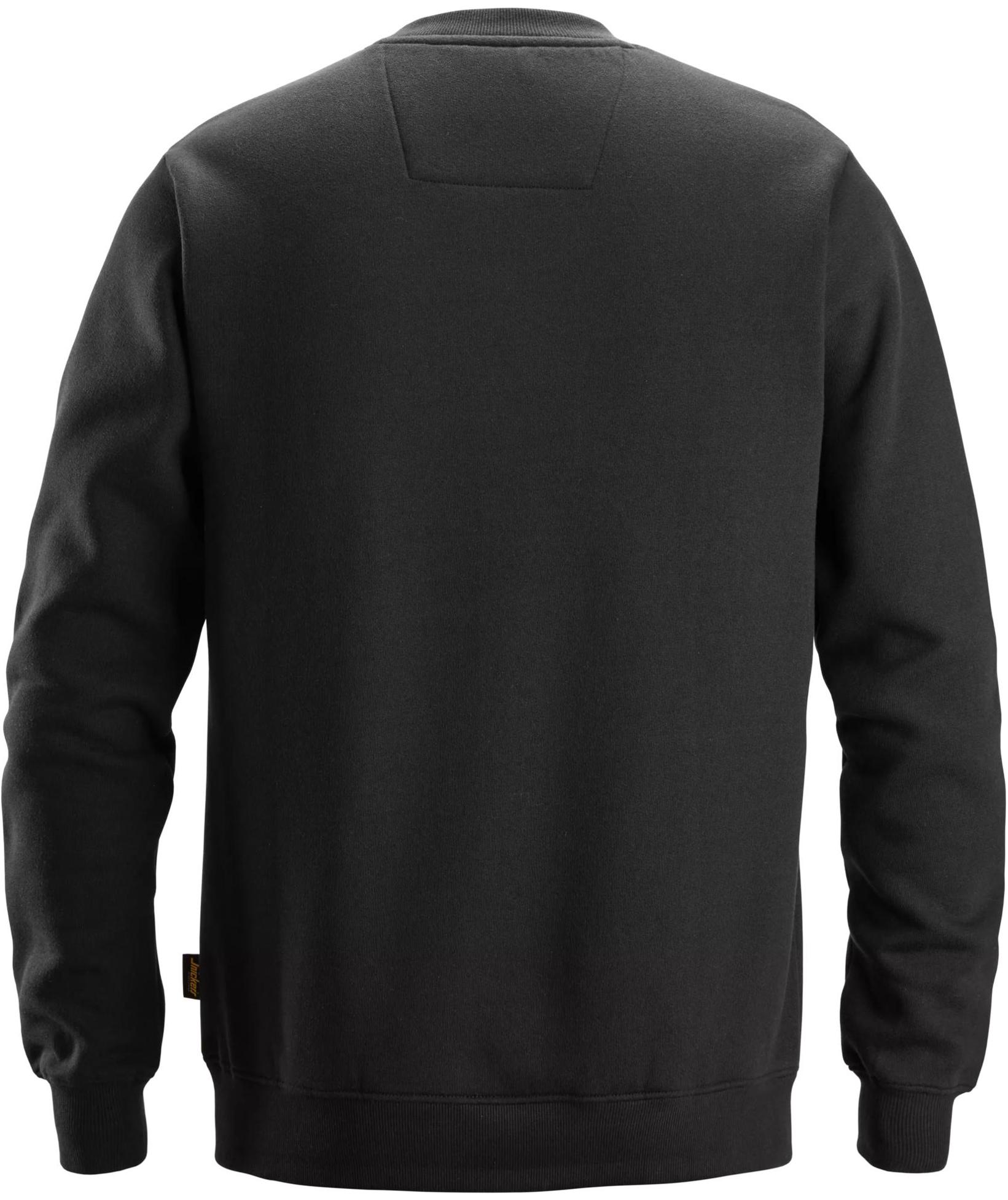 Snickers Logo sweatshirt 2898, Black, large image number 1