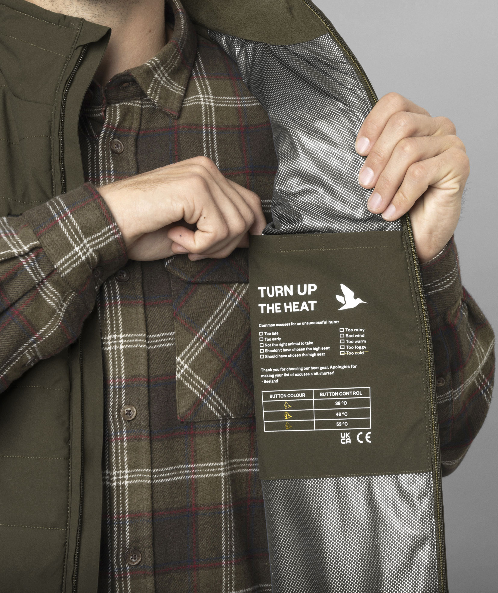 Seeland Celsius Heat vatteret vest, Pine green, large image number 9