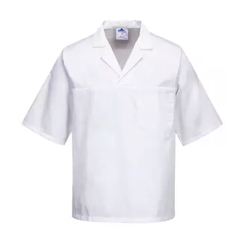 Portwest kortærmet kokkeskjorte, Hvid