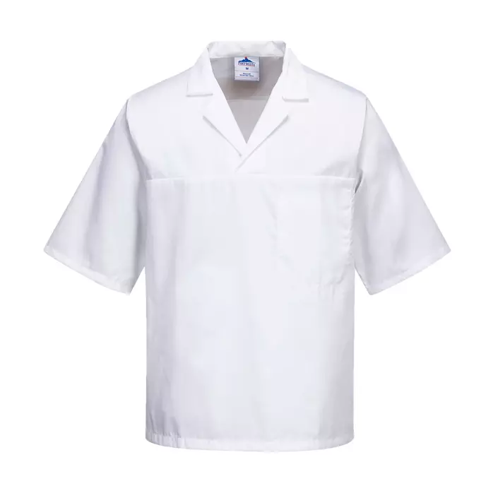 Portwest short-sleeved chefs shirt, White, large image number 0