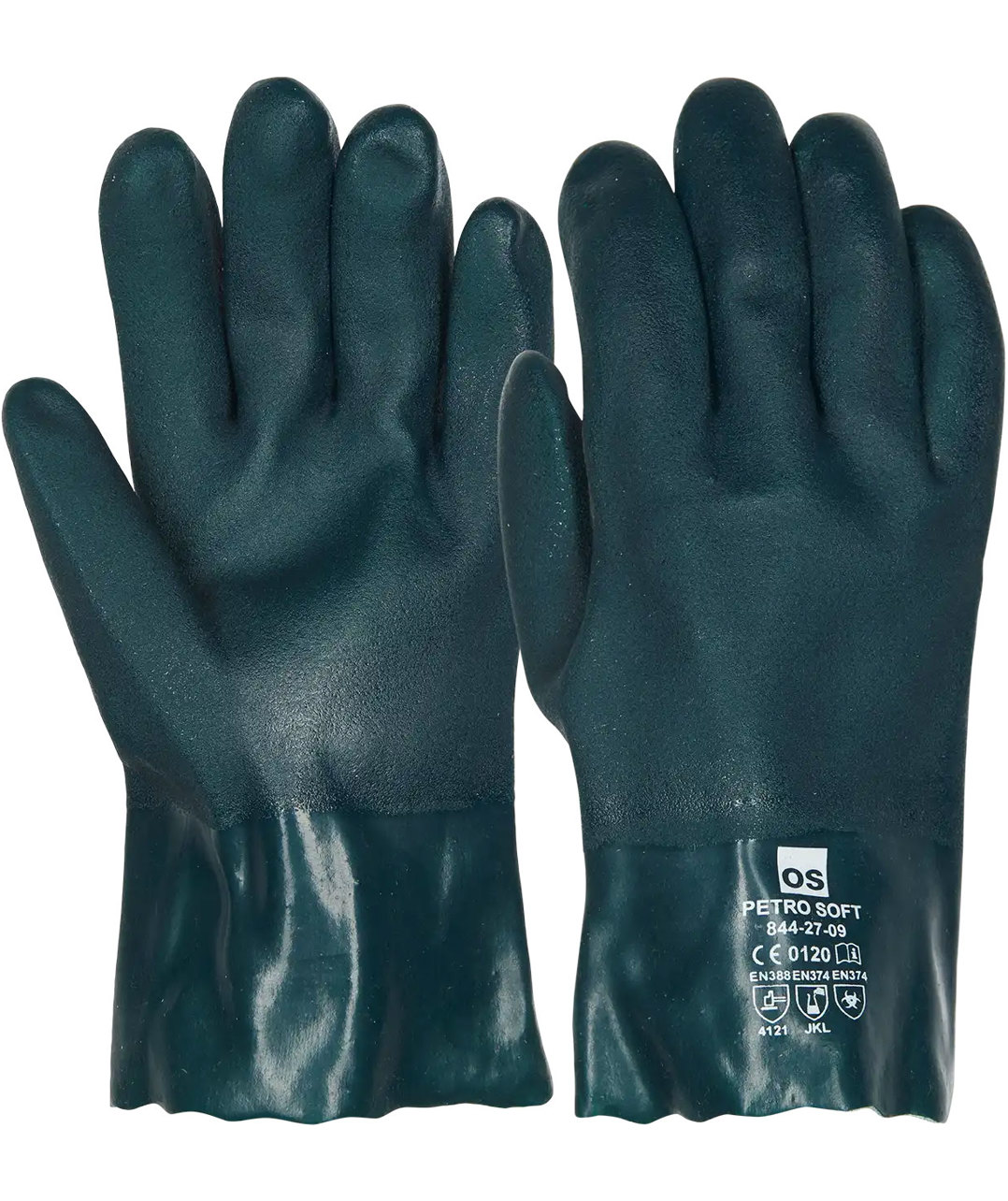 OS Petro Soft arbetshandskar, Gr&ouml;n