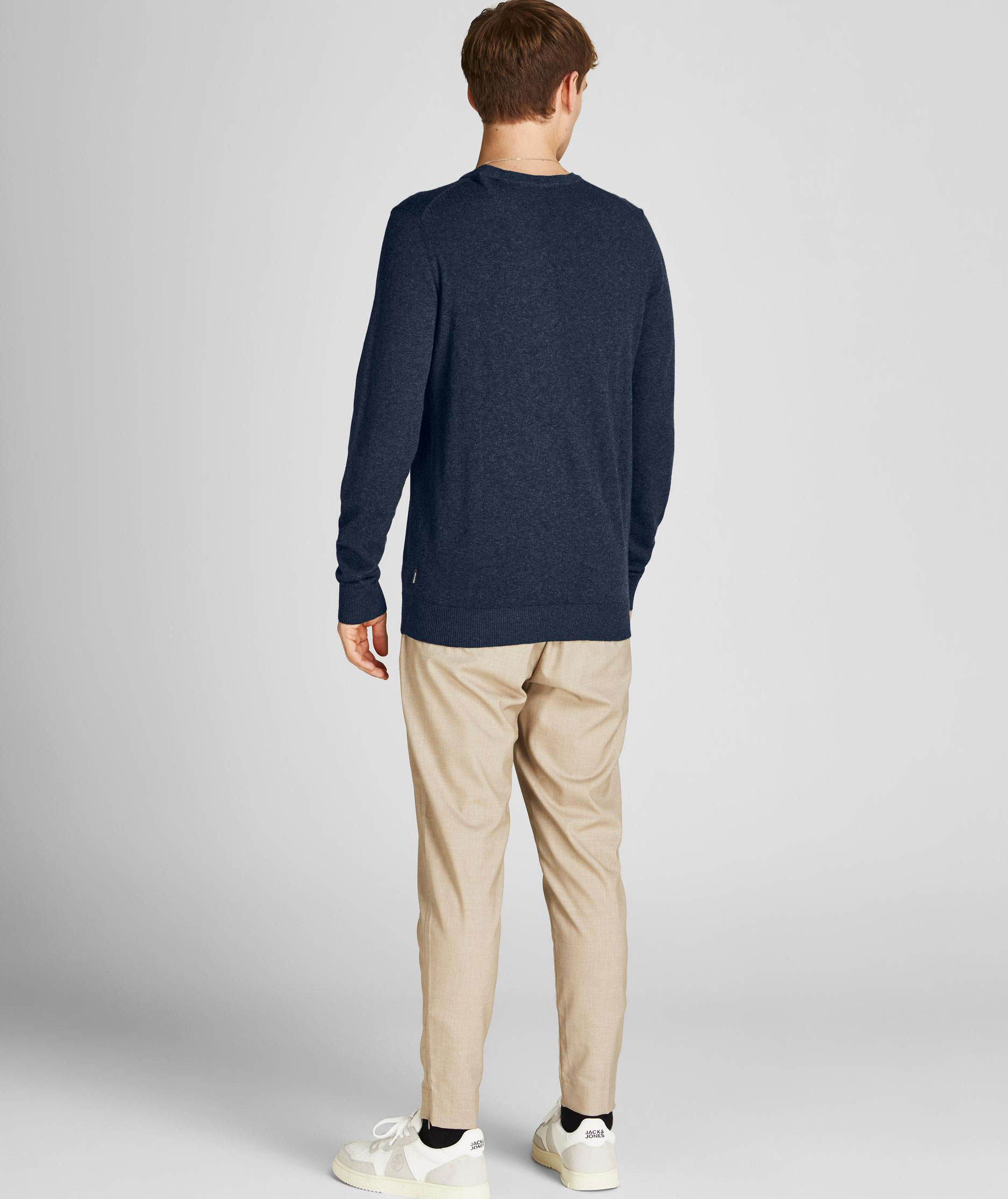 Jack & Jones JJEEMIL striktr&oslash;je, Navy Blazer, large image number 2