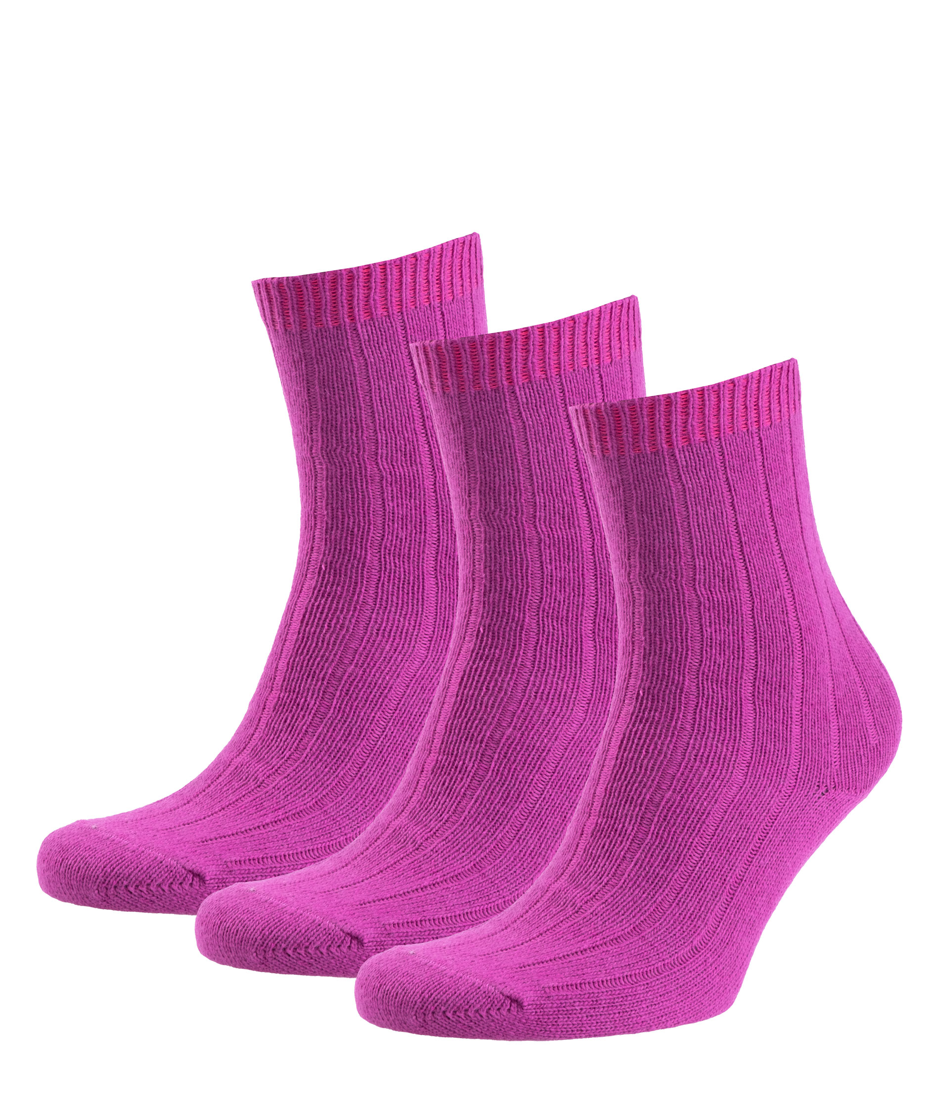 3-pack socks with merino wool, Viola, Viola, swatch