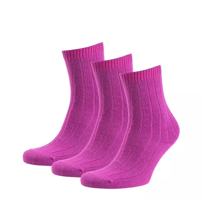 3-pack socks with merino wool, Viola, large image number 0