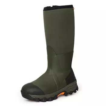Gateway1 Woodbeater 18" 7mm zide-zip rubber boots, Dark Green