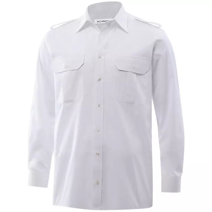 Kümmel Howard Classic fit pilot shirt, White, large image number 0