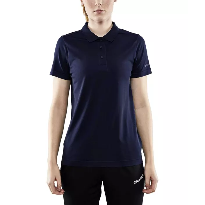 Craft ADV dame polo T-skjorte, Navy, large image number 1
