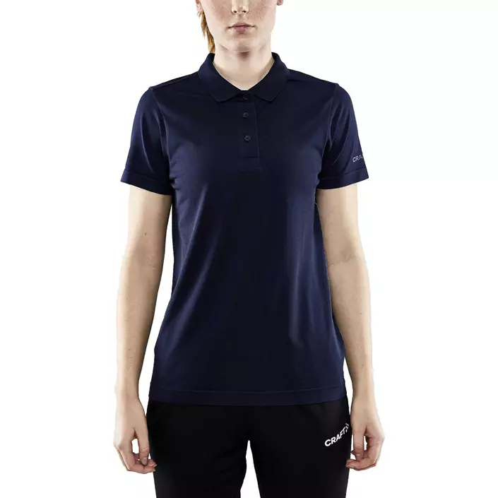 Craft ADV dame polo T-skjorte, Navy, large image number 1