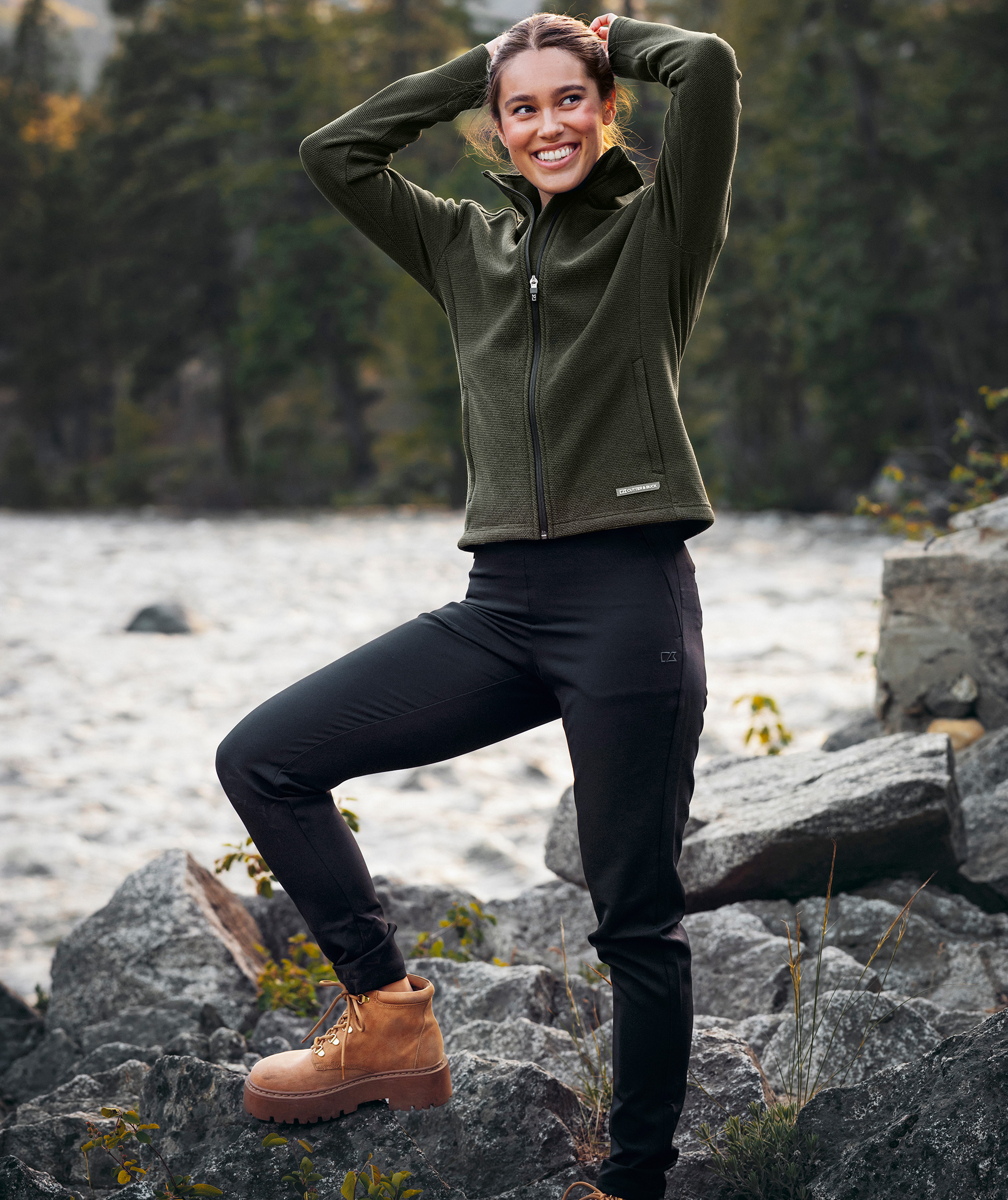 Cutter & Buck Hunts Point dame fleecejakke