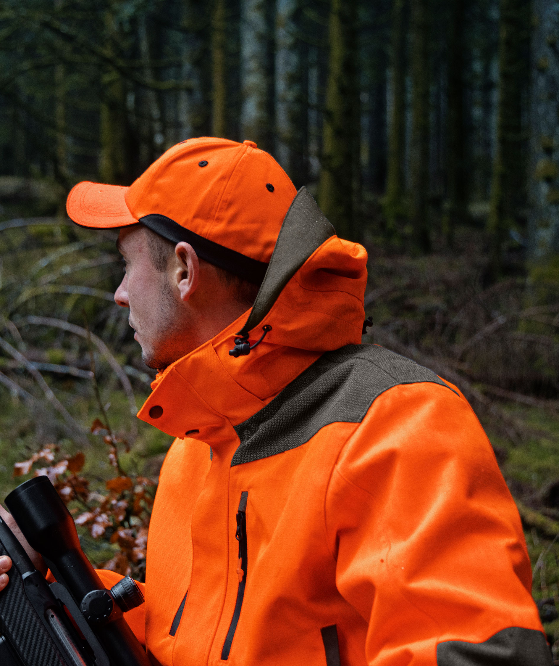 Seeland Venture Rover jacket, Hi-Vis Orange/Pine Green, large image number 4