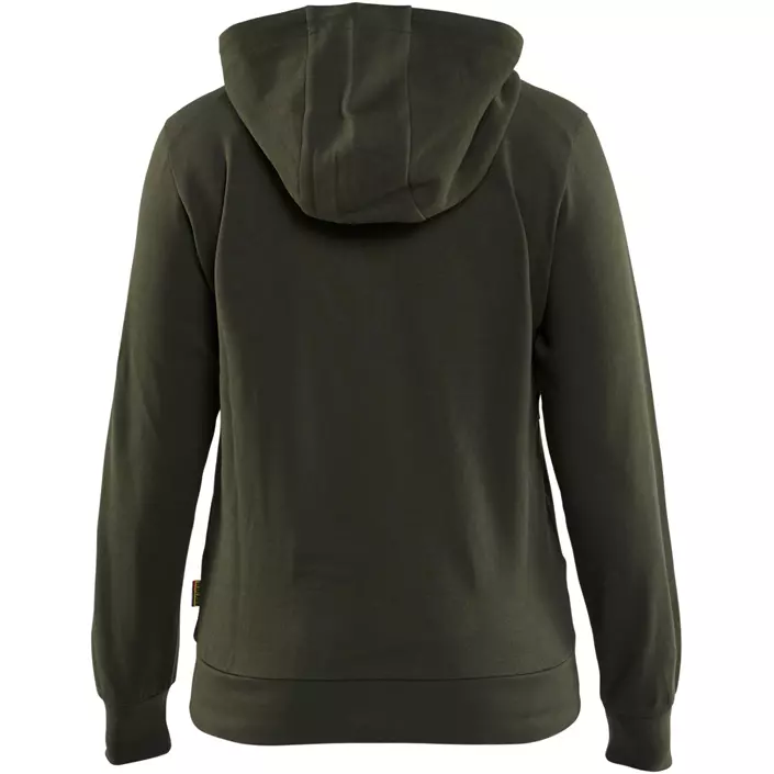 Blåkläder hoodie dam 3D, Skogsgrön, large image number 2