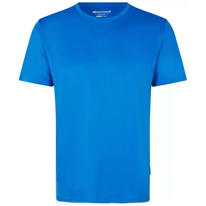 GEYSER Essential interlock T-shirt, Azurblå, large image number 0