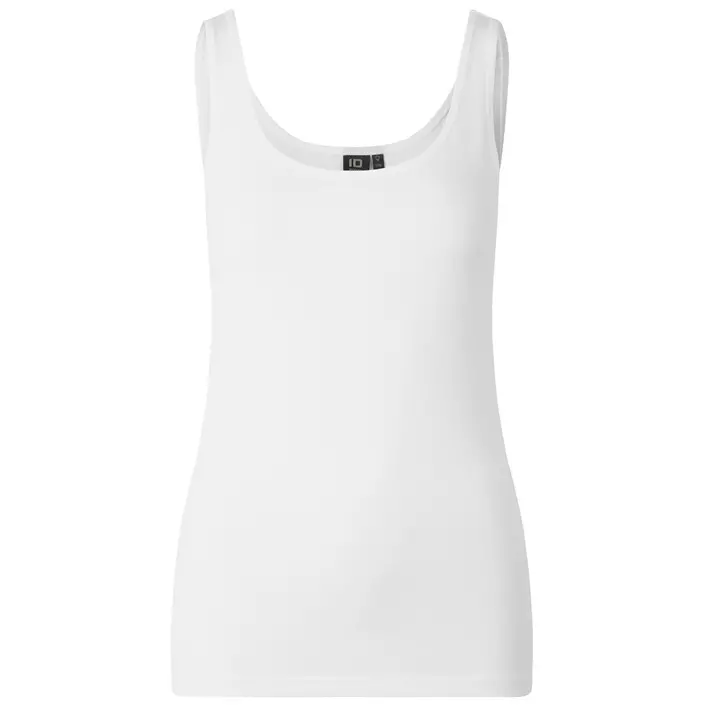 ID Stretch women's singlet, White, large image number 0