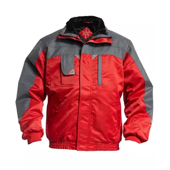 Engel pilot jacket, Red/Grey