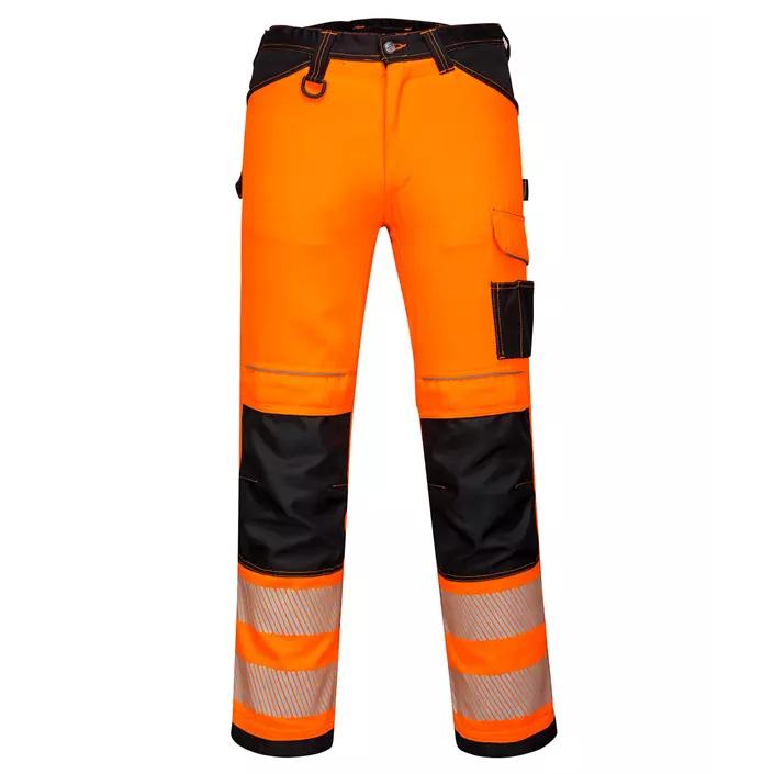 Portwest PW3 work trousers, Hi-Vis Orange/Black, large image number 0