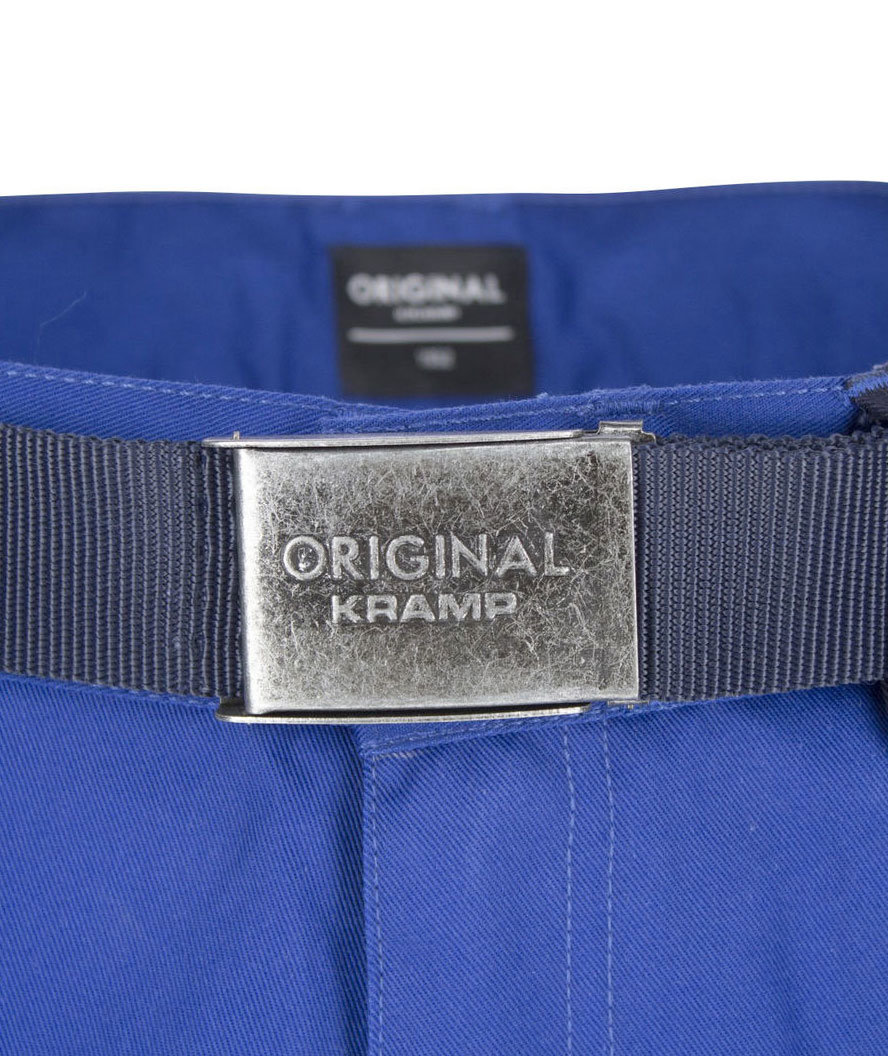 Kramp Original work trousers with belt, Royal Blue/Marine, large image number 2