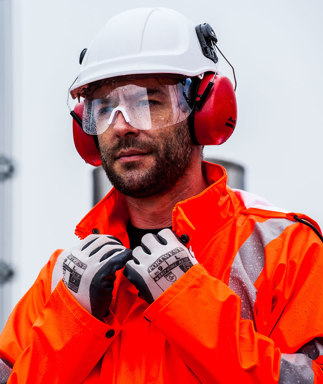 Portwest PW54 Endurance Plus Visir safety helmet, White