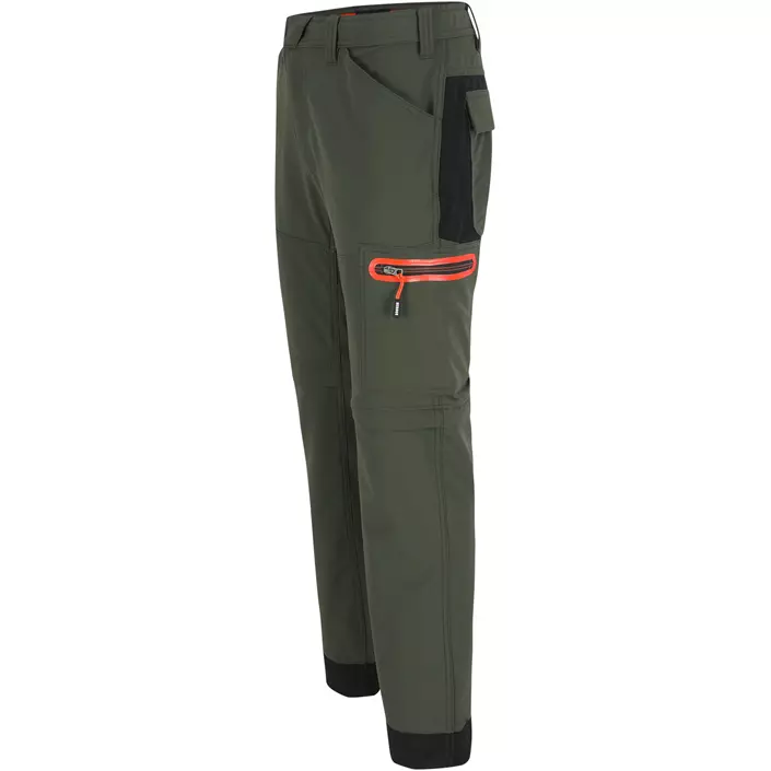 HEROCK Tornado Zip-off servicebyxa, Dark Khaki/Black, large image number 3