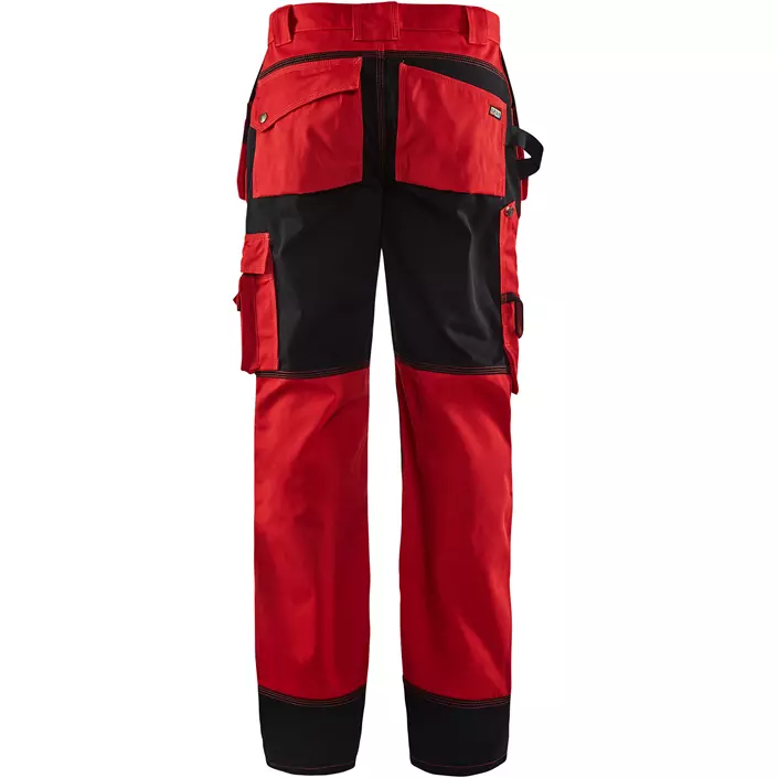 Blåkläder craftsman trousers X1503, Red/Black, large image number 1