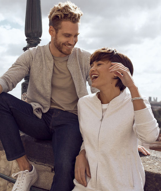 Clique Premium OC Damen Cardigan, Hellgrau meliert, large image number 1