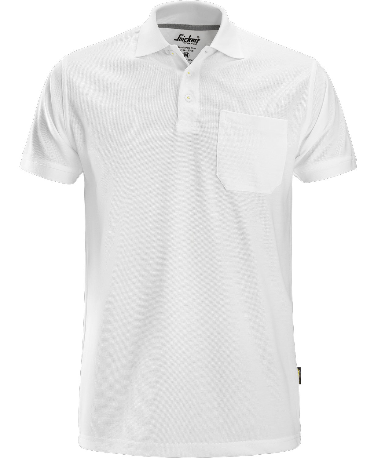 Snickers Polo shirt 2708, White, White, swatch