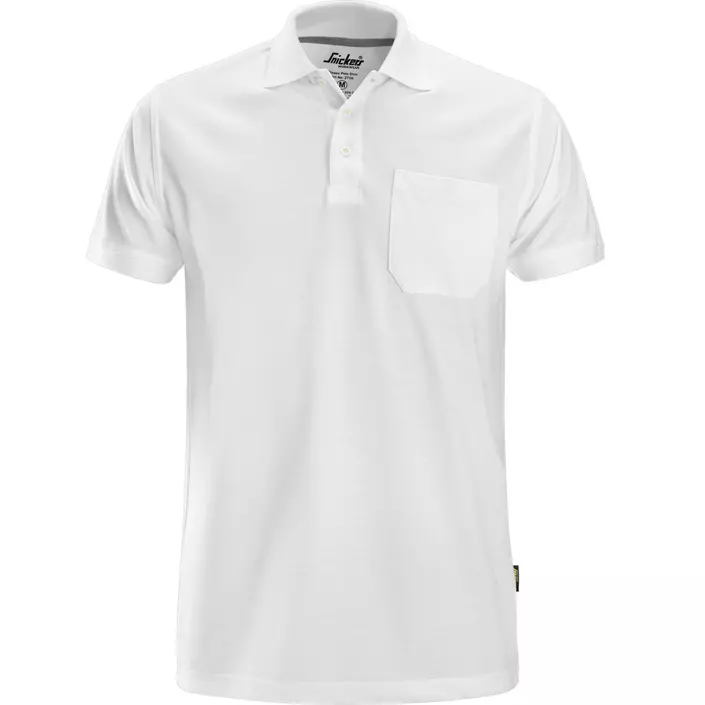 Snickers Polo T-skjorte, Hvit, large image number 0
