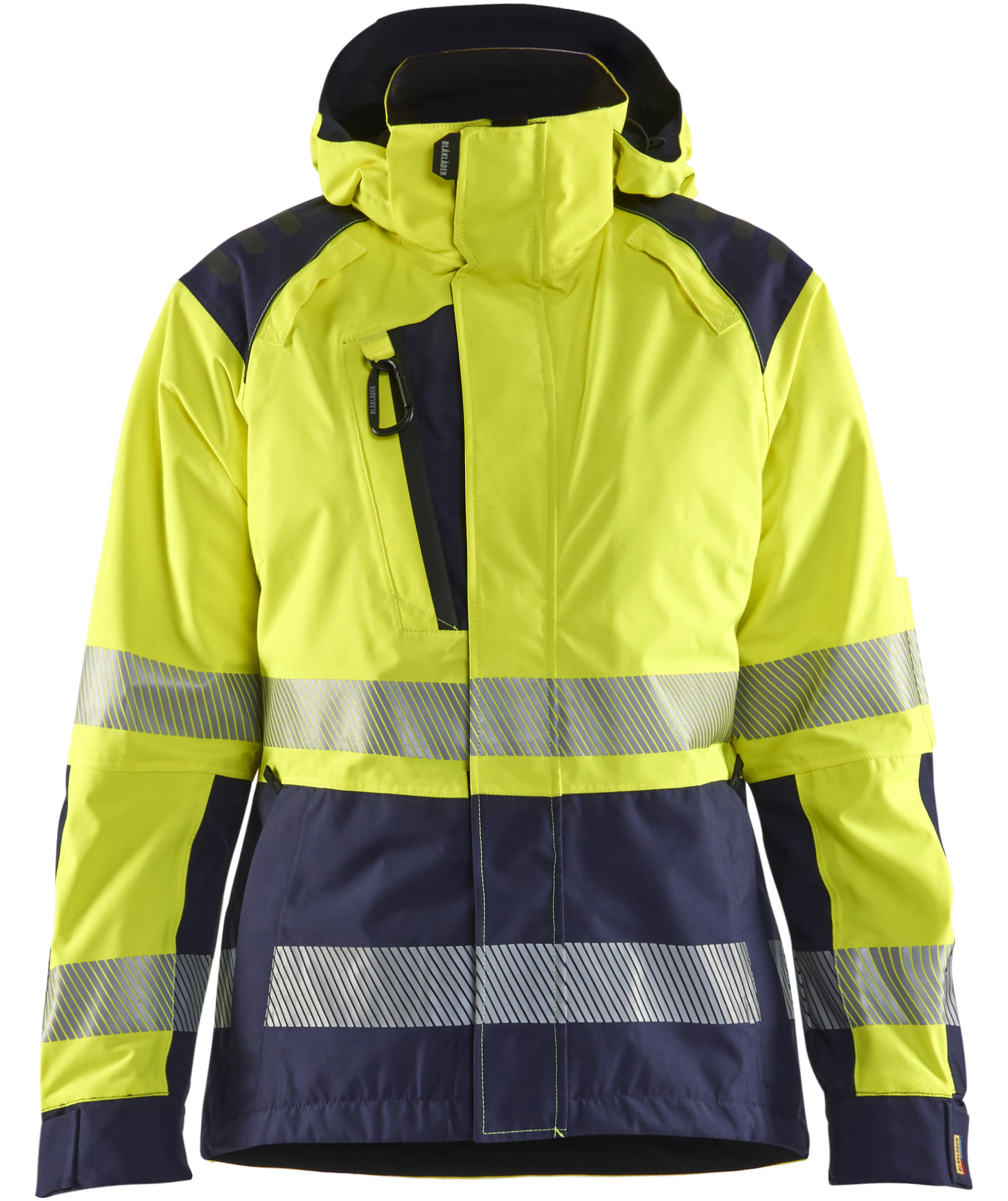 Bl&aring;kl&auml;der Damen Shelljacke, Hi-Vis gelb/marine, large image number 0