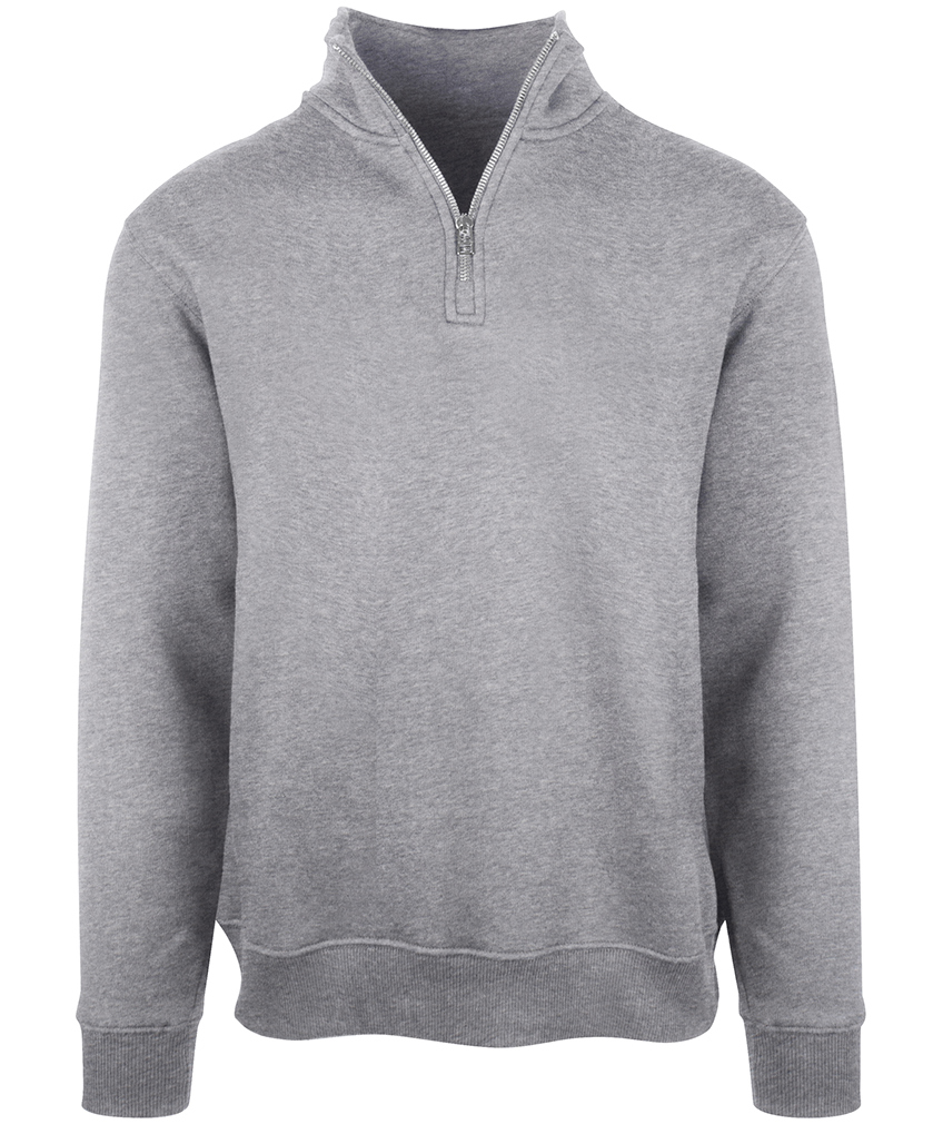 YOU Lisboa half zip, Grey Melange, Grey Melange, swatch