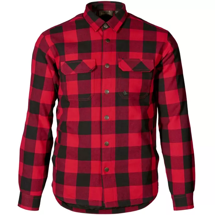 Seeland Canada fodrad skogsarbetare skjorta, Red Check, large image number 0