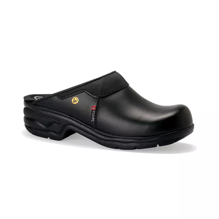 Sanita San Pro Light clogs without heel cover OB, Black, large image number 0