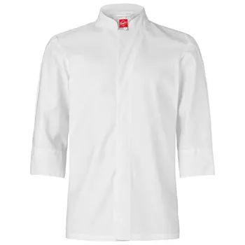 Segers 1501 3/4 ermet kokkeskjorte, Hvit