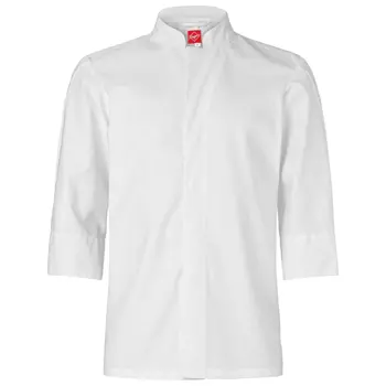 Segers 1501 3/4 sleeved chefs shirt, White