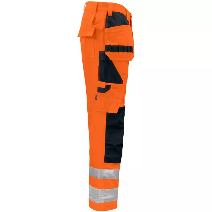 ProJob craftsman trousers 6531, Hi-Vis Orange/Black, large image number 2