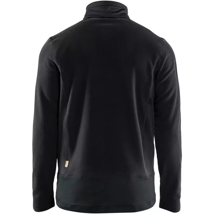 Blåkläder Unite microfleece tröja, Svart/Mellangrå, large image number 1