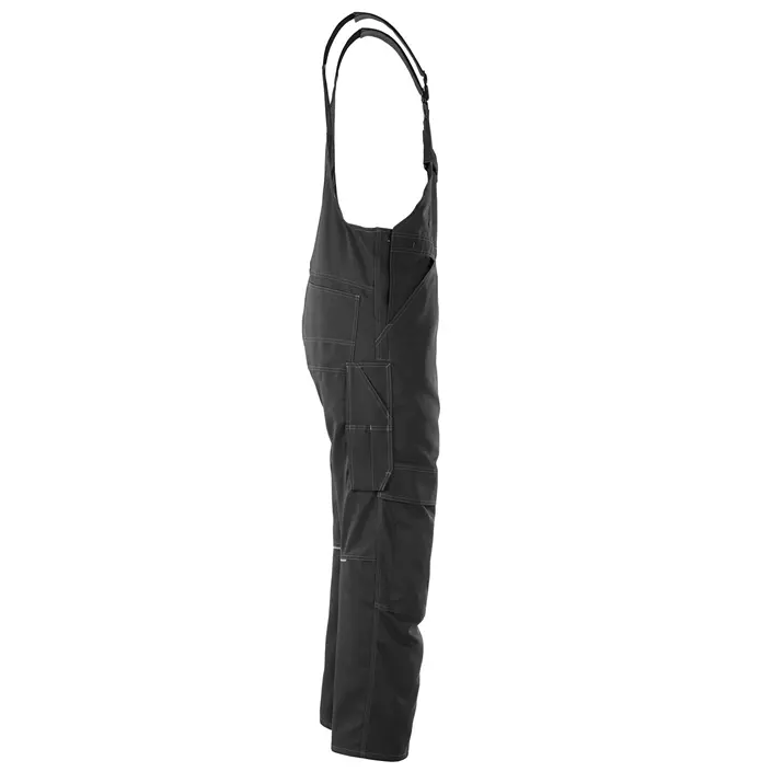 Mascot Industry Richmond work bib and brace trousers, Black, large image number 1