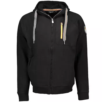 Grounded 7003 hættetrøje med lynlås