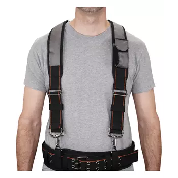 Ergodyne Arsenal 5560 tool belt suspenders, Black