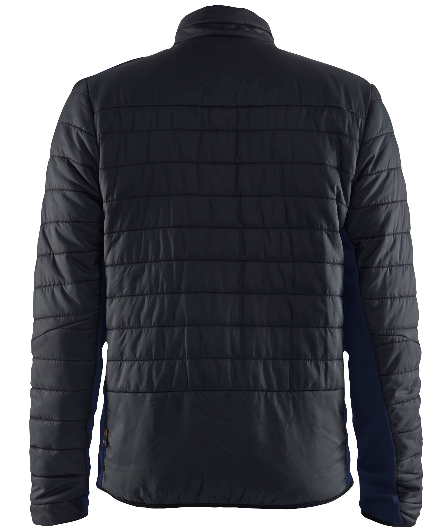 Bl&aring;kl&auml;der vadderad jacka, Svart/M&ouml;rk Marin