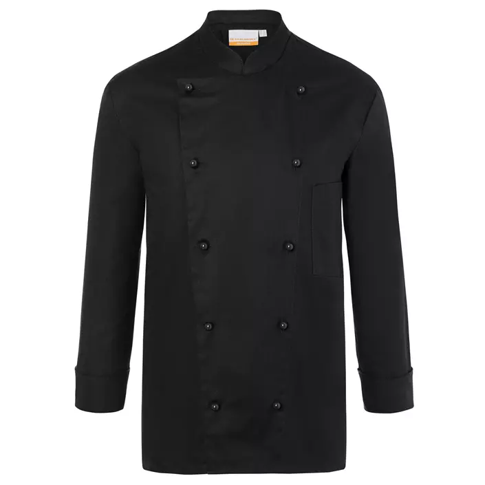 Karlowsky Thomas chefs jacket without buttons, Black, large image number 0